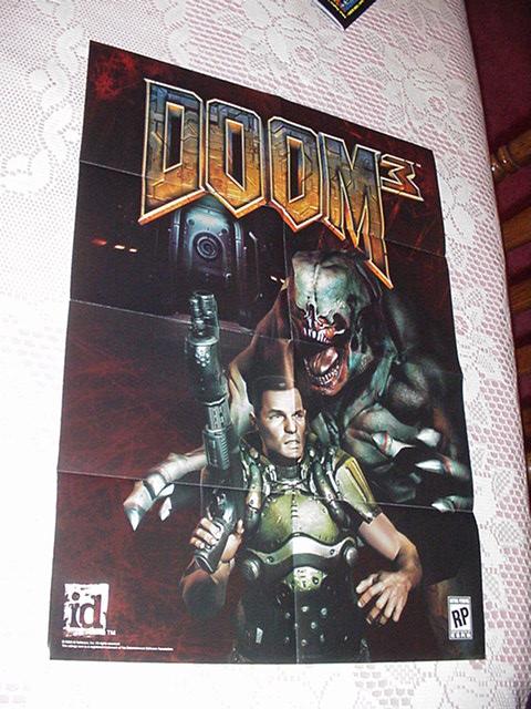 Doom 3 Poster Doom III ID Software Approx 20"X15"