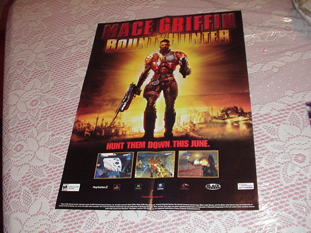 Mace Griffin Bounty Hunter Poster # 1 PS2 Xbox