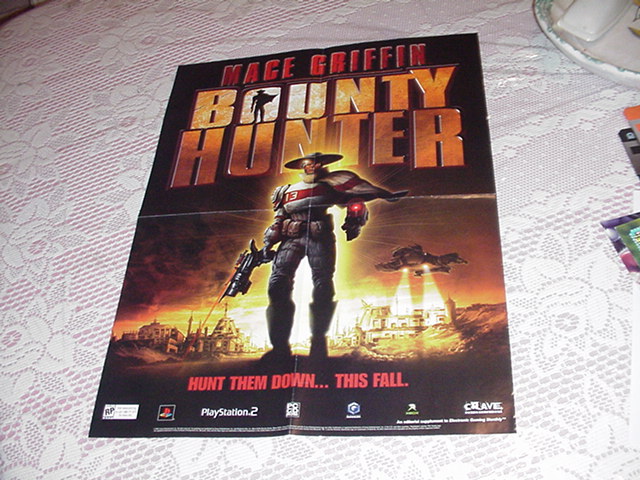 Mace Griffin Bounty Hunter Poster # 2 Promo PS2