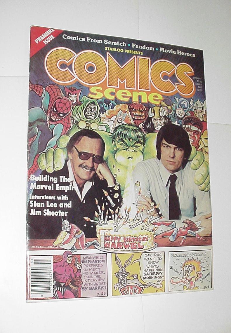 Comics Scene Magazine Vol 1 # 1 Stan Lee Jim Shoot
