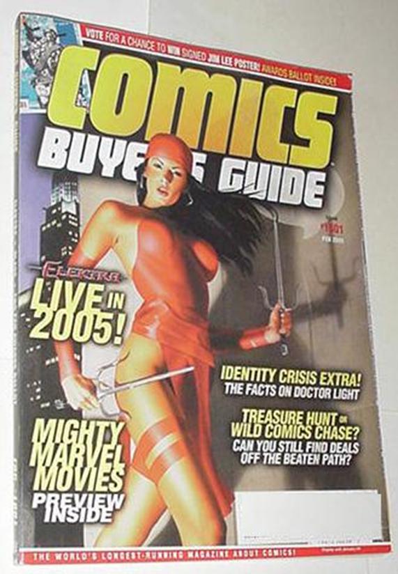 Comics Buyer's Guide 1601 NM Elektra Mike Mayhew C