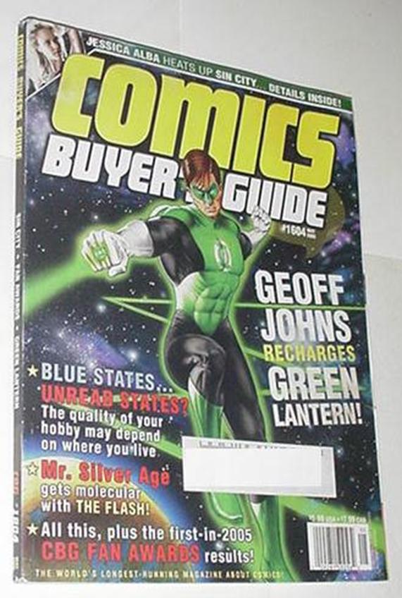 Comics Buyer's Guide 1604 NM Mark Sparacio Green L