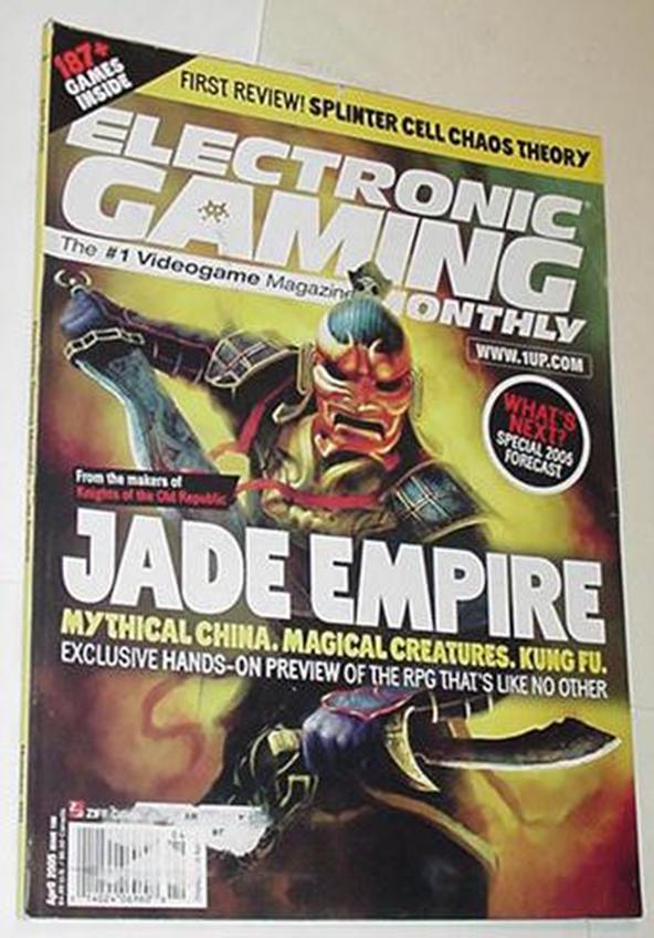 Electronic Gaming Monthly 190 NM Jade Empire Cvr! 