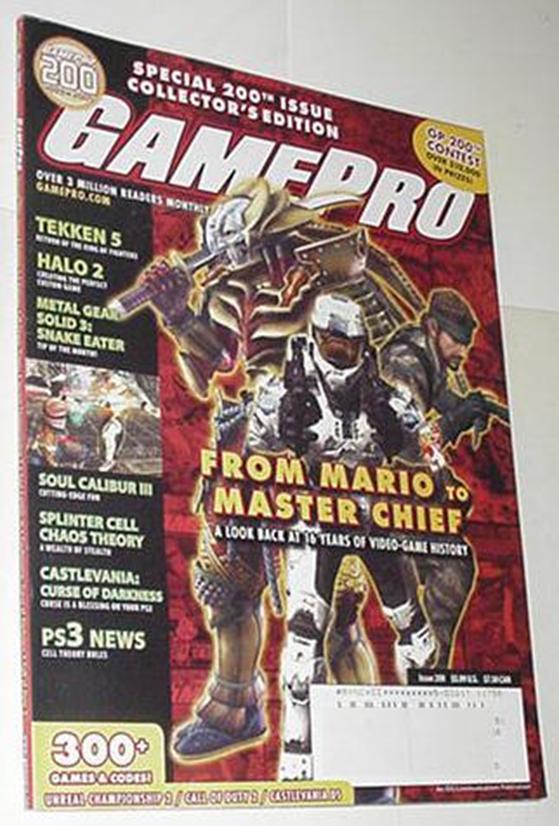 Gamepro 200 Video Game History 15 yrs! Halo Metal 