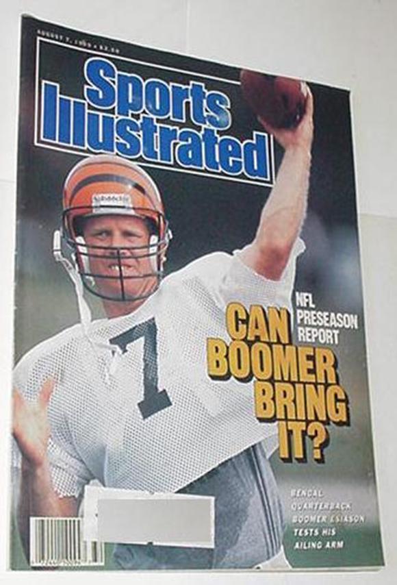 Sports Illustrated Aug 7 1989 Boomer Esiason Joe F