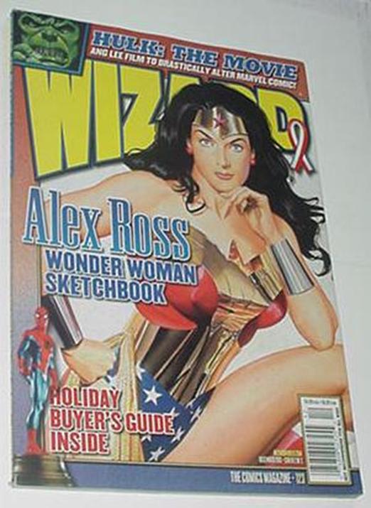 Wizard 123 Wonder Woman Alex Ross Cover Justice
