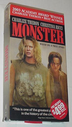 Monster VHS Charlize Theron Christina Ricci