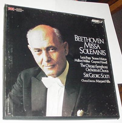 Beethoven Missa Solemnis 2 LP Chicago Symphony Orc