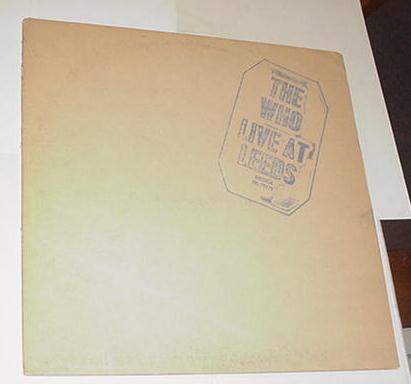 The Who Live at Leeds LP DL-79175 1970 w/ inserts!