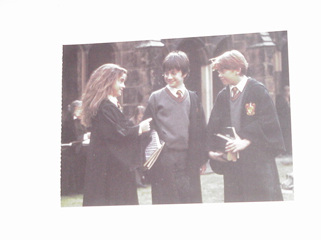 Harry Potter Sorcerer's Stone Postcard HermioneRon