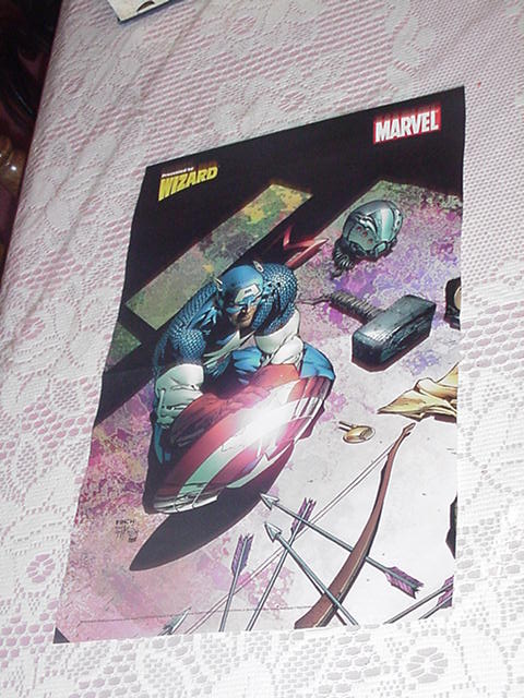 Avengers Disassembled Poster Captain America Finch