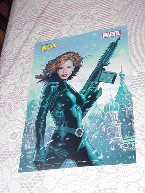 Black Widow Poster Greg Land Secret War