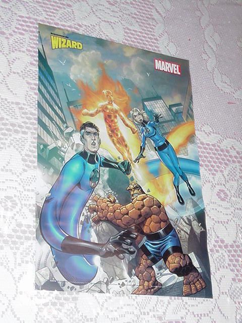 Fantastic Four Poster Mike Wieringo Comic Artist