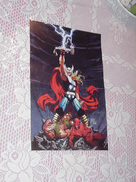 Civil War Poster 6 Thor Clone Michael Turner Clor