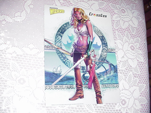 Arwyn Sword Poster Sojourn Greg Land Crossgen