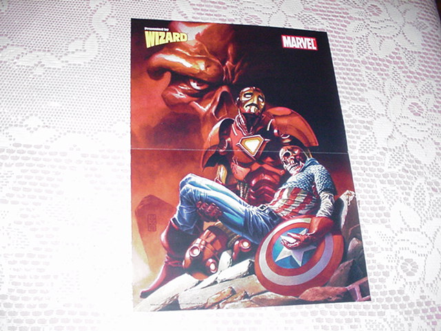 Iron Man Cap V Red Skull Poster J G Jones Avengers