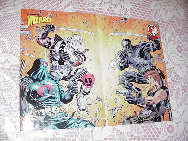 GI Joe Poster Mike Zeck Snake Eyes Cobra Commander