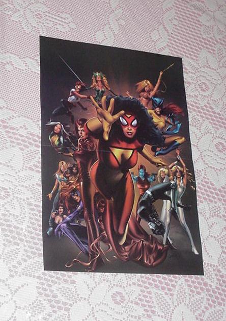 Marvel Chicks Poster Greg Land Scarlet Witch