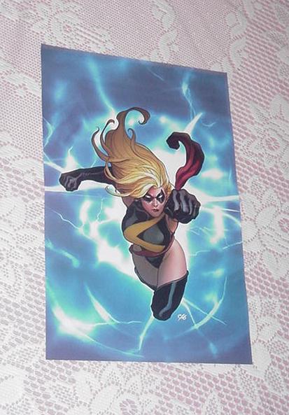 Ms. Marvel Power Poster Frank Cho Liberty Meadows