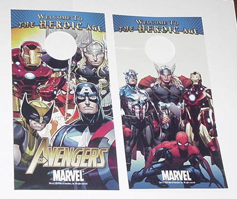 Avengers Heroic Age Door Hanger John Romita Jr / J