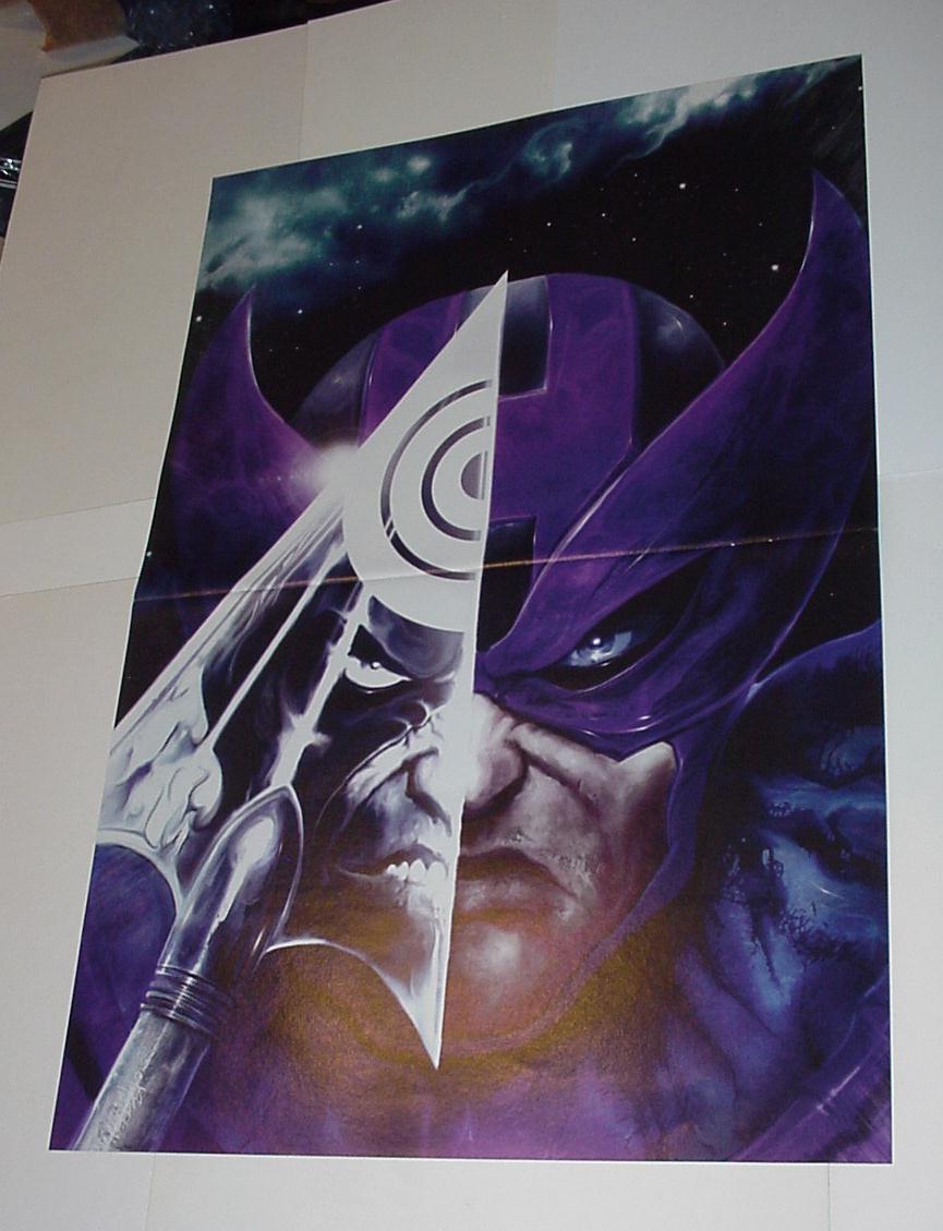 Dark Avengers Poster # 7 Hawkeye Clint Langley