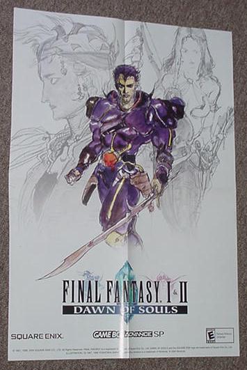 Final Fantasy Dawn of Souls Poster Game Promo