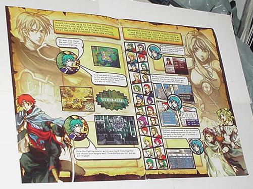Fire Emblem Sacred Stones Poster Game Boy Advance