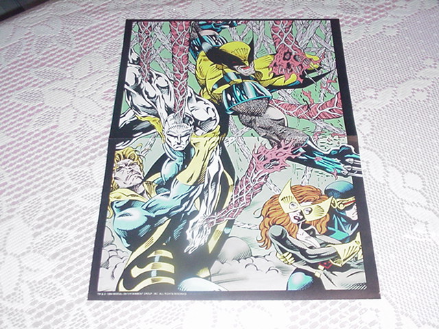 New X-men vs Krakatoa Poster Jean Grey Wolverine