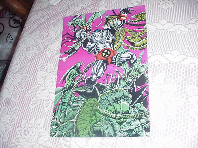Colossus Alone VS Aliens Poster X-Men X2