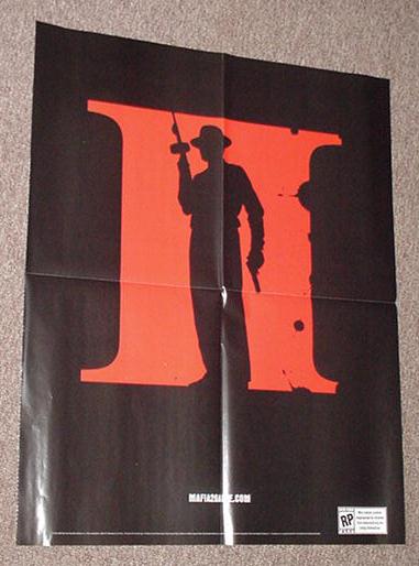 Mafia 2 Poster Take-Two Video Game Xbox 360 PS3