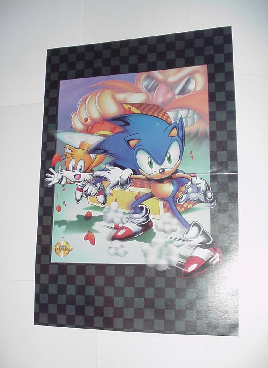 Sonic the Hedgehog Poster #11 Tails vs Dr Robotnik