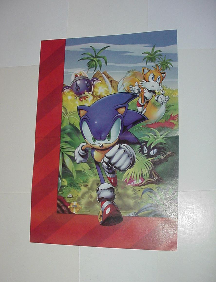 Sonic the Hedgehog Poster #15 Tails vs Dr Robotnik