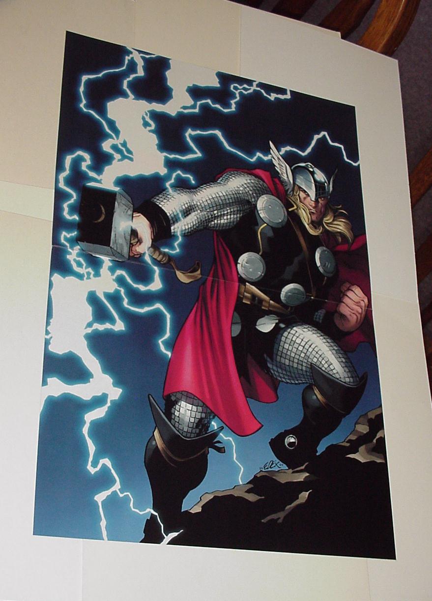 Thor Poster #21 Mjolnir Ed McGuinness Avengers