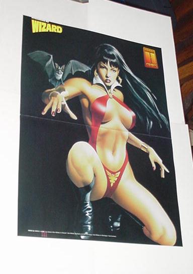 Vampirella Poster # 8 by Mike Mayhew Bats