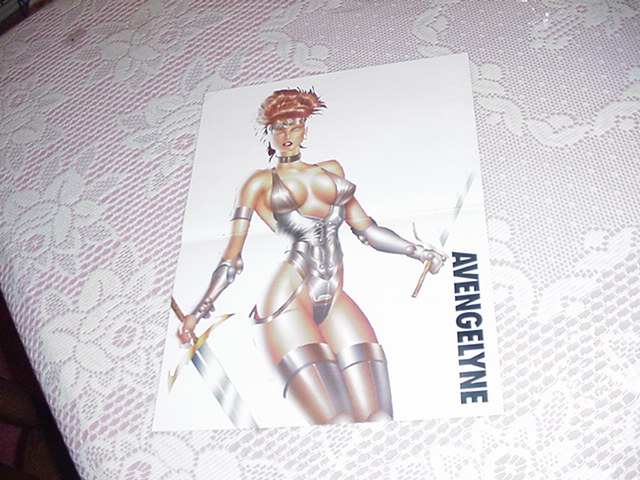 Avengelyne Poster Computer Gen Rob Liefeld