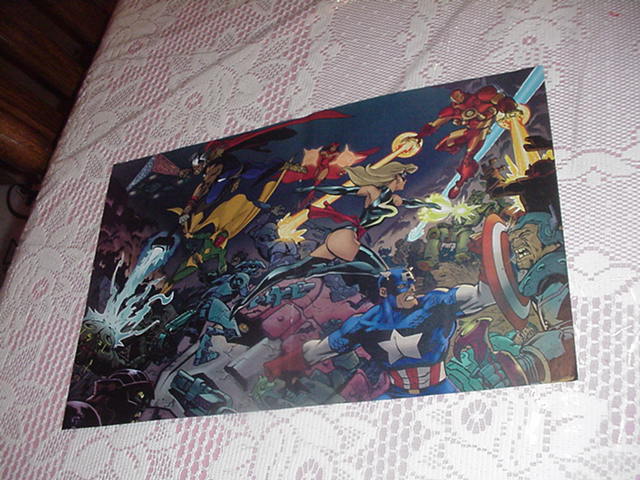 Avengers Battle Royale Poster Kieron Dwyer