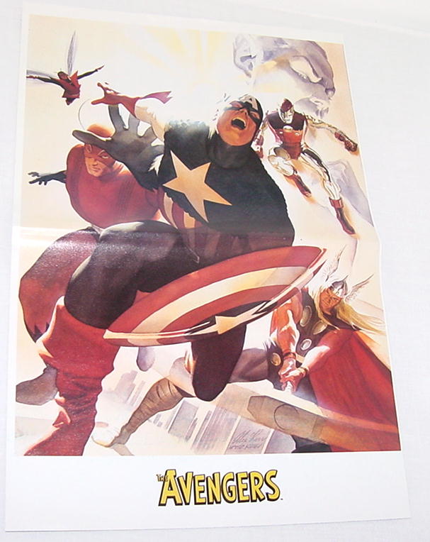 Avengers Poster by Alex Ross NM Marvels