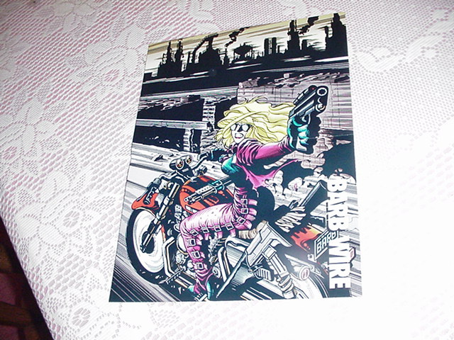 Barb Wire Poster Comic Book Bad Girl