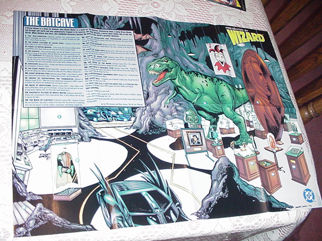 Batman Batcave Map Poster by Jiminez