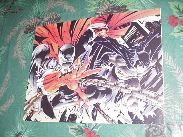 Batman Spawn Poster Greg Capullo RARE!