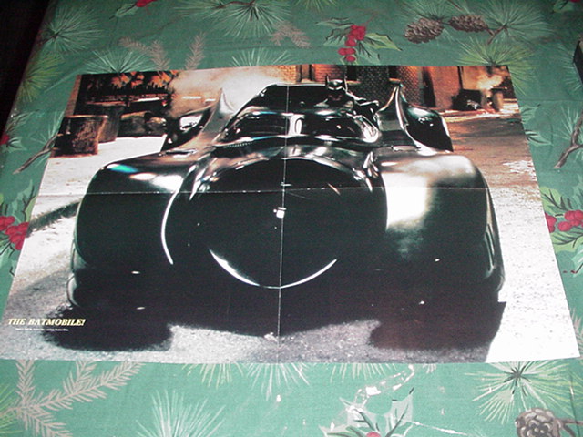 Batman Movie Poster Batmobile 2