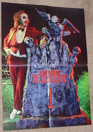 Beetlejuice Movie Poster Michael Keaton