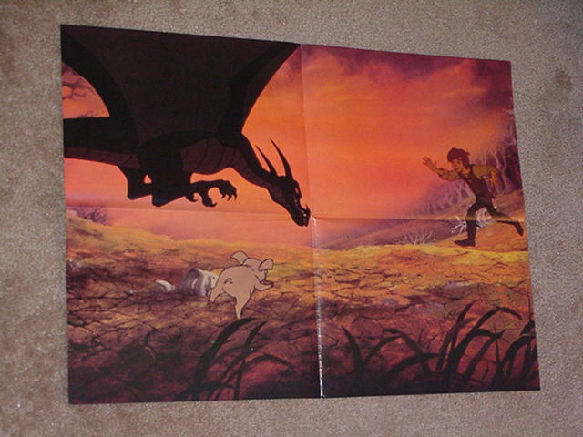 Black Cauldron Animated Movie Poster The