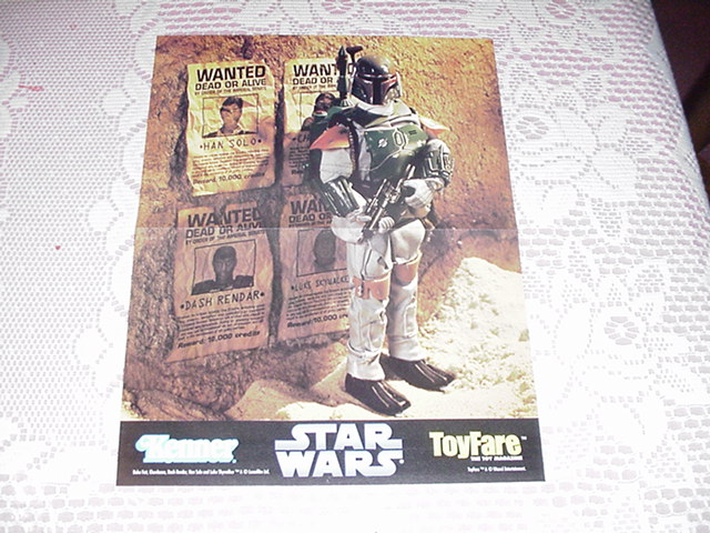Boba Fett Wanted Poster Star Wars