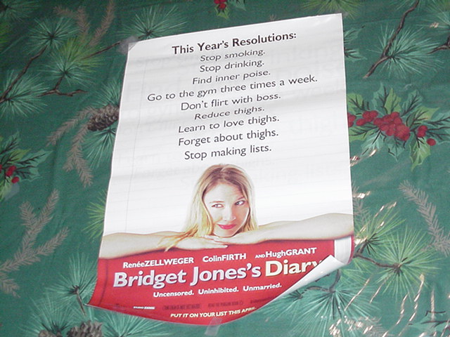 Bridget Jones's Diary Poster Rene Zellweger