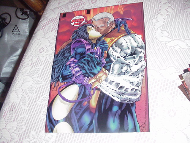 Cable & Domino Kiss Poster X-Force