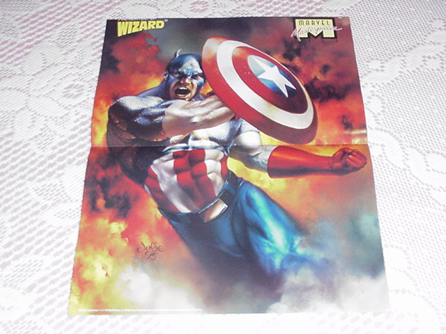 Captain America Poster by Julie Bell