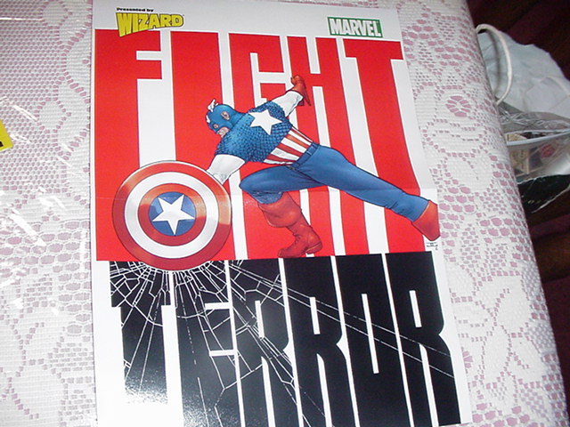 Captain America Poster John Cassaday Terrorism