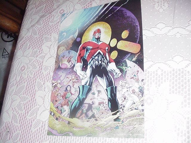 Captain Britain Poster Alan Davis Excalibur