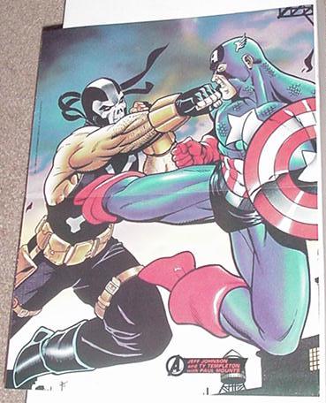 Captain America vs Crossbones Poster Jeff Johnson